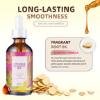Natural Hair Minimizing & Skin Softening Oil 60Ml - Jojoba & Almond Formula, Supports Hair Growth Care & Smooth Skin Feel.