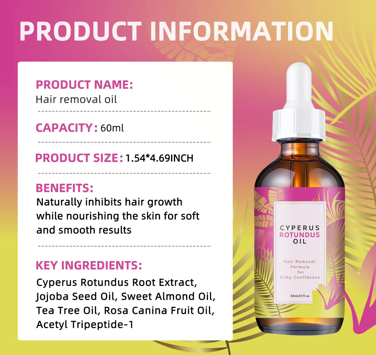 Hair Minimizing Body Oil ⭐